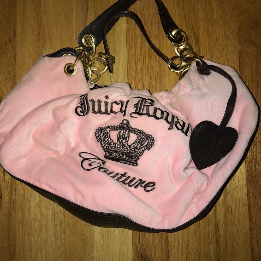 Juicy Couture Velvet shoulder purse